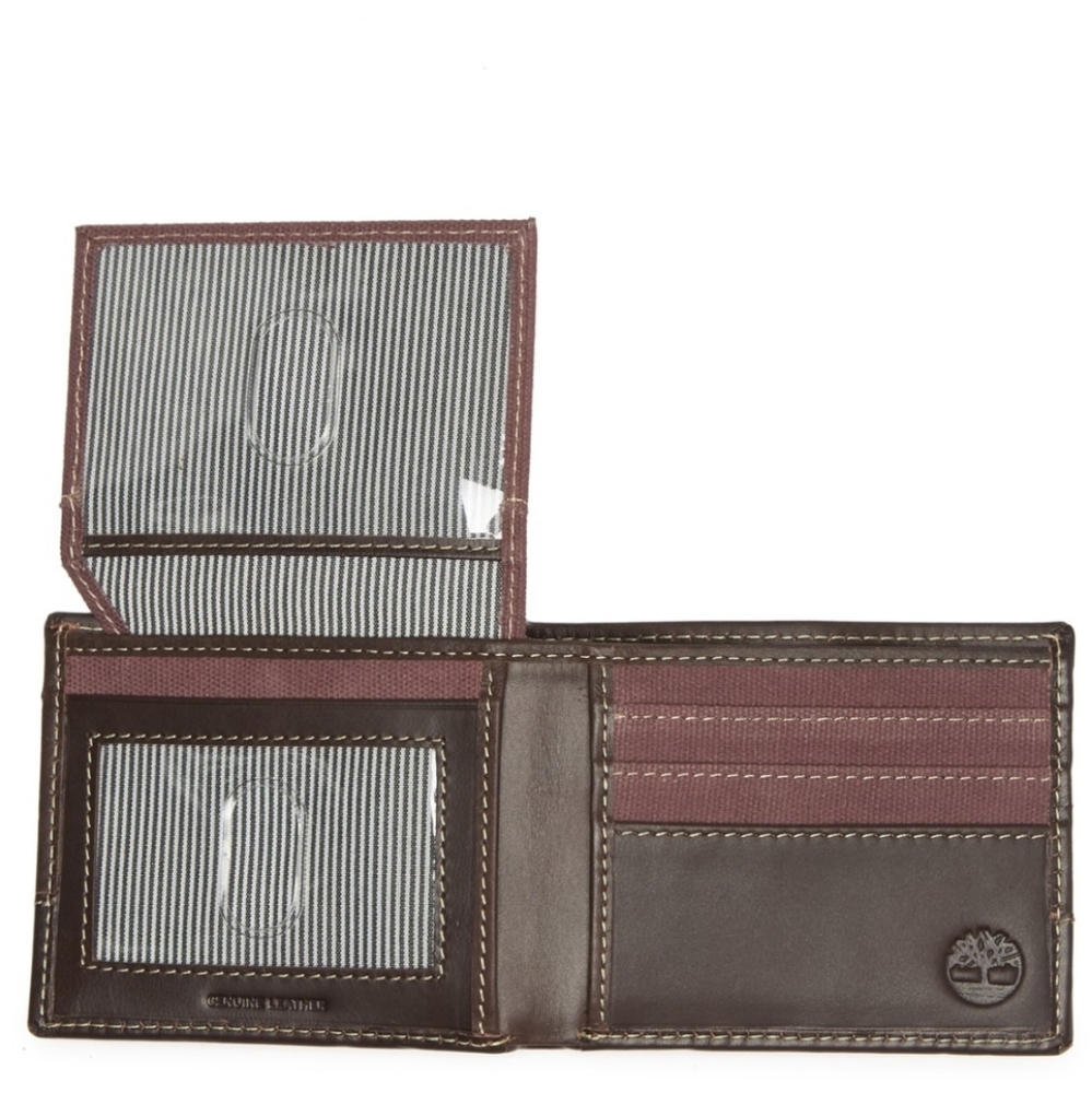 🎉Timberland Canvas & Leather Bifold Wallet - Picture 8 of 11